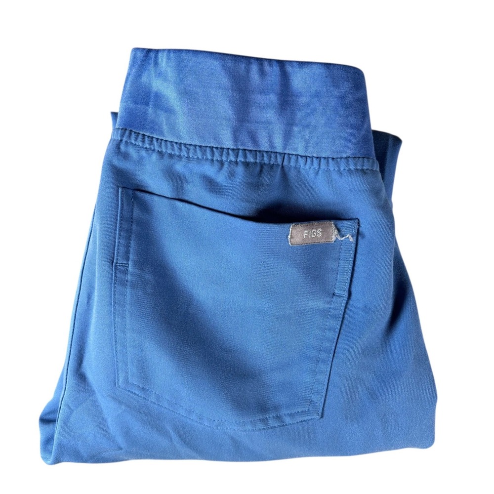 FIGS Zamora Jogger Scrub Pants Womens XXS Petite Ceil Blue 5-Pocket W18SW2005P
